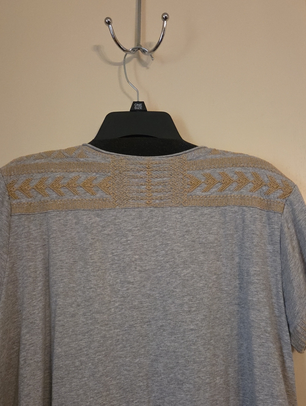 Johnny Was Grey Short Sleeved Tunic XL - Picture 6 of 8